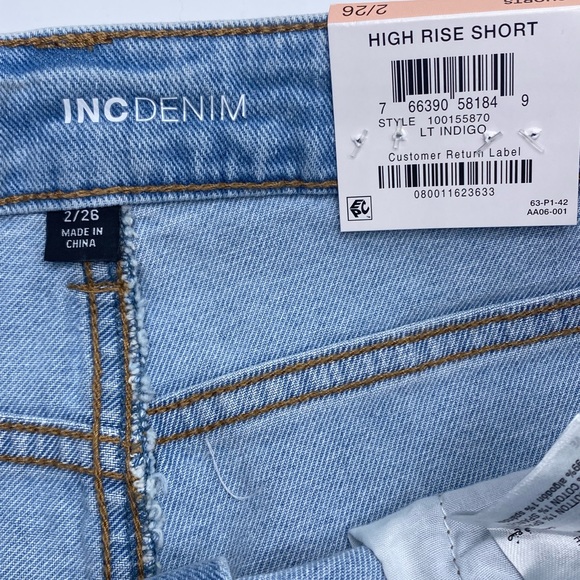 NWT INC Core Denim Shorts 2/26 - Picture 8 of 10